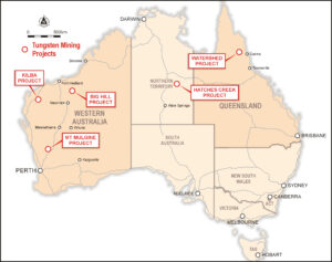 Projects Overview – Tungsten Mining